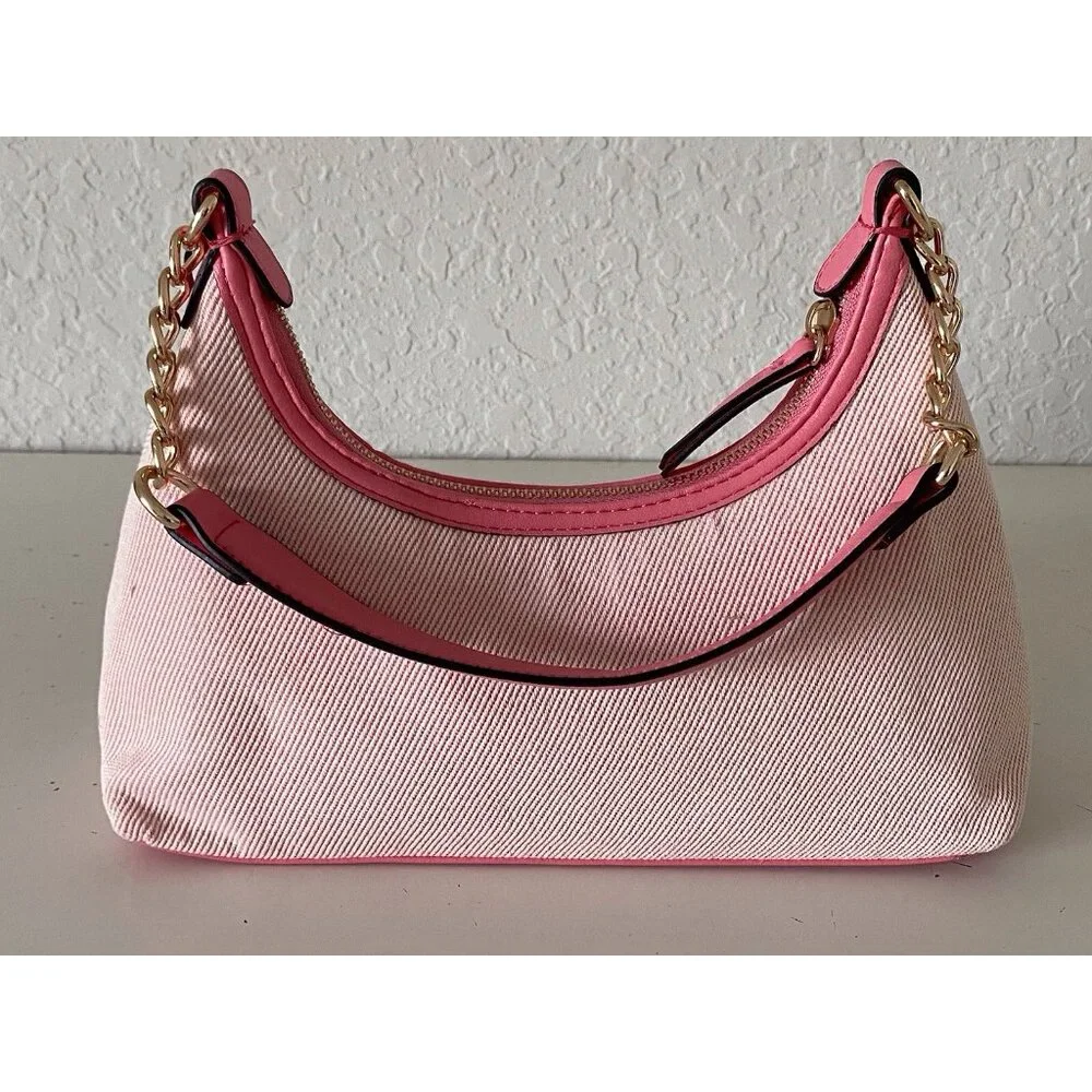 Juicy Couture Berry Sweet Hobo‎ Shoulder Bag Pink Strawberry With Charm NEW